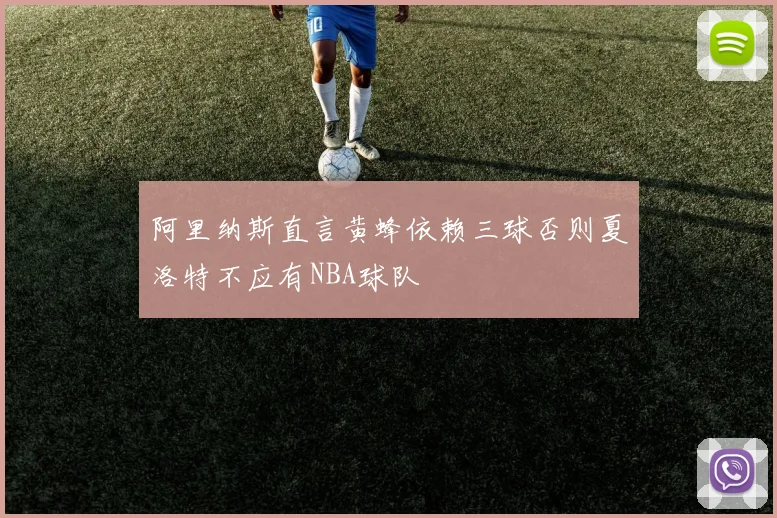 阿里纳斯直言黄蜂依赖三球否则夏洛特不应有NBA球队